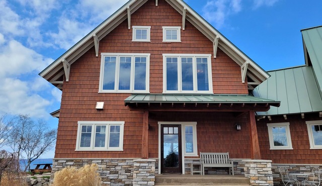 Custom Lake Michigan home with amazing views