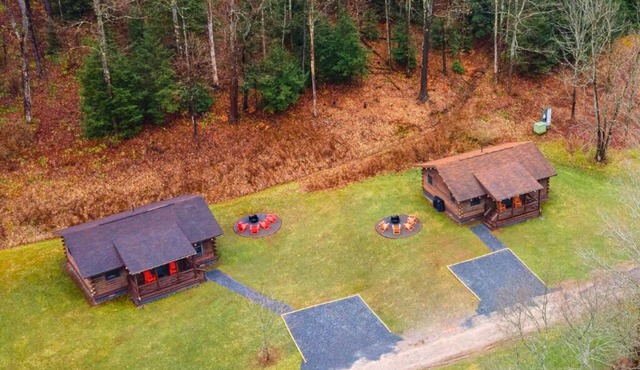 Custom Log Cabins #3 & #4 | Denton Hill State Park