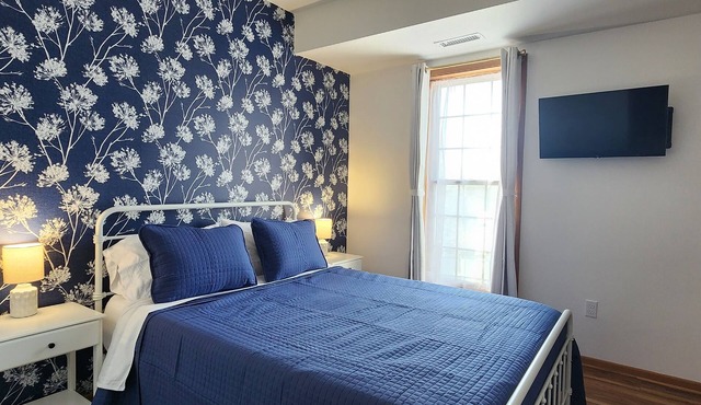 Cute apartment with view of Lake Michigan located downtown Port Washington, WI.