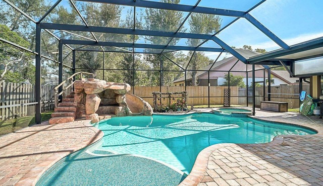 Cypress Lake Home - Family Pool Oasis with Slide!
