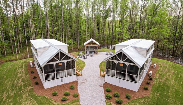 Cypress - NEW Cottage in woods @ Moon Lake Farm - HOT TUB - LAKE - KAYAK - FISH