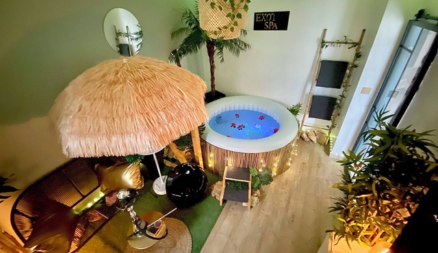 Détente Dans cet bel Appartement Complet Avec spa Privatif et Accès Illimité