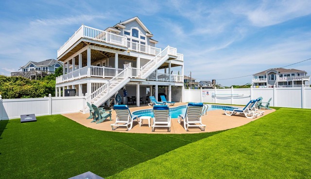 Da Kine By Da C: Dog-Friendly, Oceanside Home in Ocean Sands, Private Heated Pool