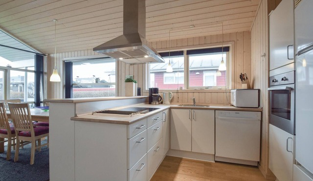 Dageløkke Holiday Center consists of 112 terraced houses and 42 semi-detached houses.