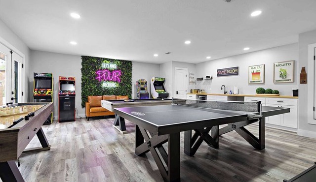 Dallas Fun Haus: Pool, Massive Game Room, and Atrium