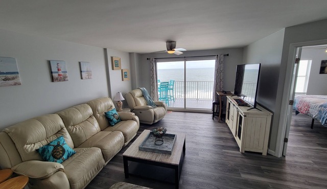 Dalton's sand and surf oceanfront 2-bedroom condo in enchanting Ormond Beach