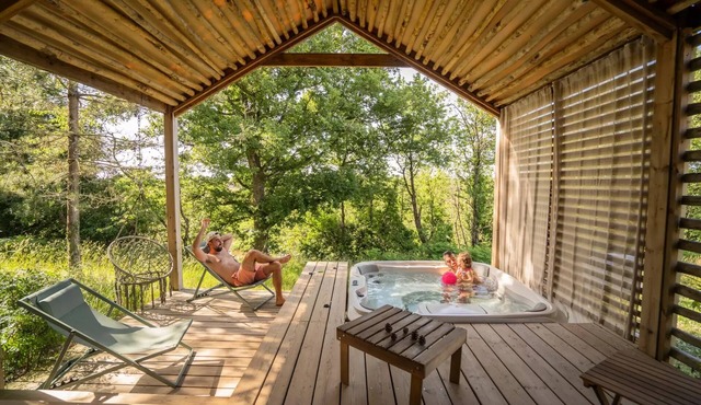 Damona Lodges * - Lodge 2 bedrooms and Spa - Rustic 5 people