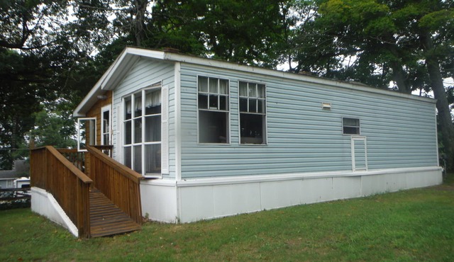 Darling Park Model Trailer downtown Curtis with views of South Manistique Lake