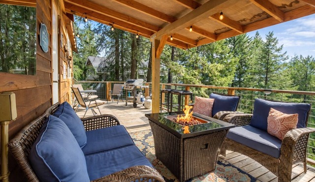 Das Tree Haus-Views, Hot Tub, WIFI, Dogs, ROKU