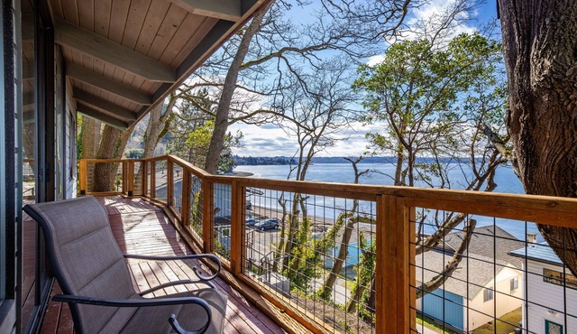 Dash Point Retreat by the Beach with Amazing Water Views from Almost Every Room.