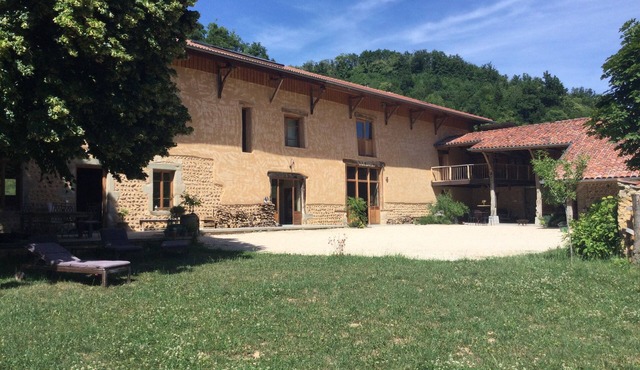 Dauphinoise adobe farmhouse in the heart of a Vercors horse stud farm