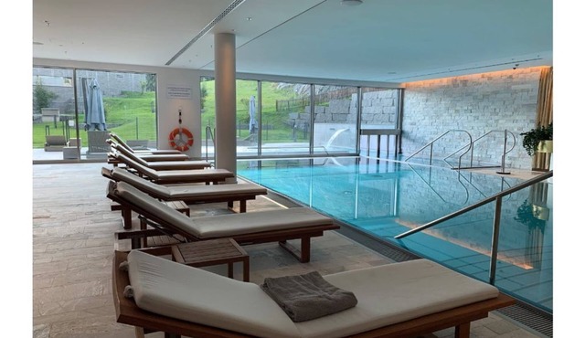 Davos luxury family apartment with exclusive access to 5 star hotel
