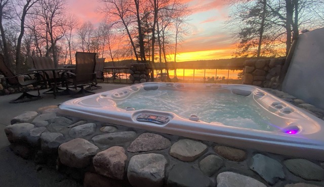 Day Spring Long Lake · Lake Front custom estate home, hot tub, gym +