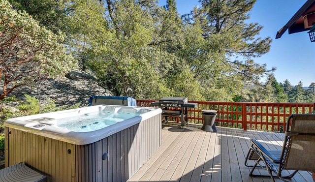 Day Trip to Music Fests! Idyllwild Home w/Hot Tub