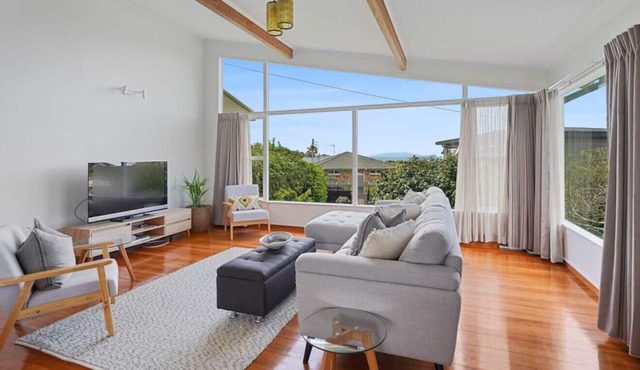 Dazzling Mairangi Bay Retreat | Sea Views & Garden