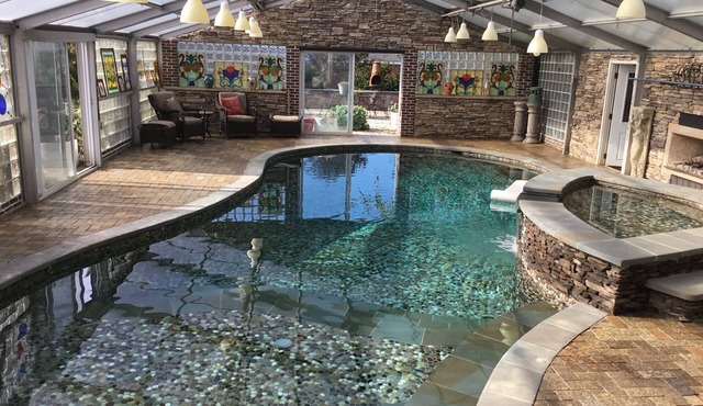 DC Indoor pool will be heated heated March, April and May. Horse farm main level