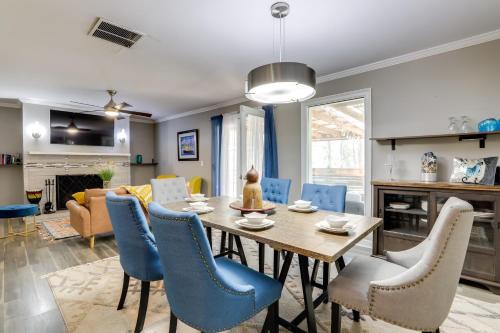 Deck and Hiking Trails Luxe Georgia Farm Retreat