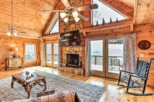 Deck & Game Room: Blue Ridge Mountain Cabin!