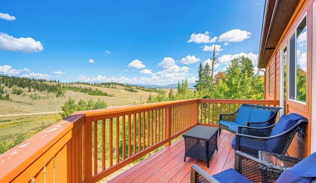 Deck & Views: Pet-Friendly Cabin in Jefferson!
