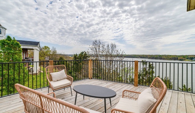 Deck w/Lake Barkley Views: Spacious Family Home!