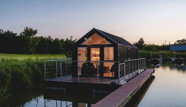 Deep in the Cheshire countryside, with only the bulrushes and birds for company, is this incredible