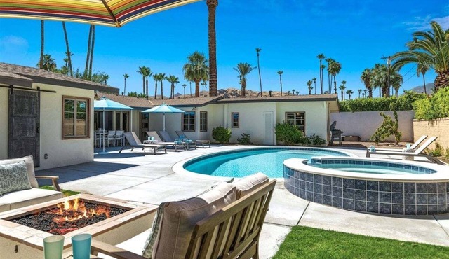 Deepwell Vacation Rental – Stylish Palm Springs Home with Pool, Spa, Fire Pit & Mountain Views