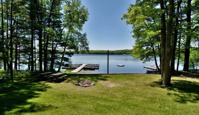 Deer Trail Resort Lakeside 5 on Lake Delta near Iron River, WI