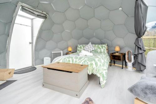 Deerstone Glamping-Weets Hill dome with Hot tub