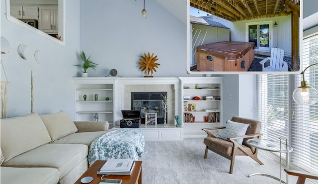 Deja Blue In Heart Of Omaha ~HOT TUB- 2 King Beds-Park-4BR-Park