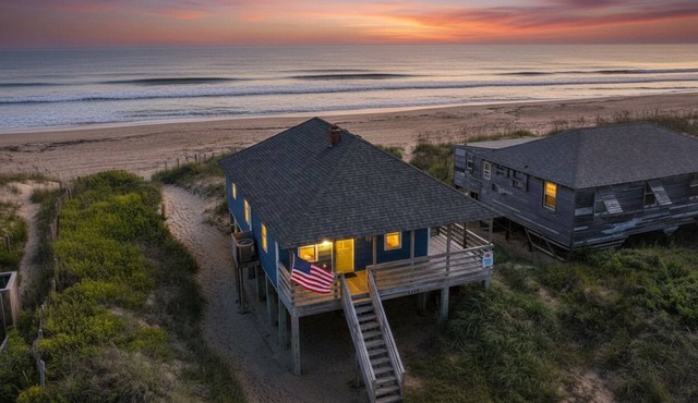 Deja Blue - KDH MP 6, Oceanfront, Hot Tub, Pets OK, Fenced-in Dog Area, Corn Hole