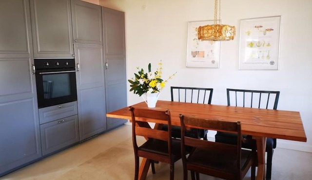 Dejlig 3 værelses lejlighed på økologisk gård.