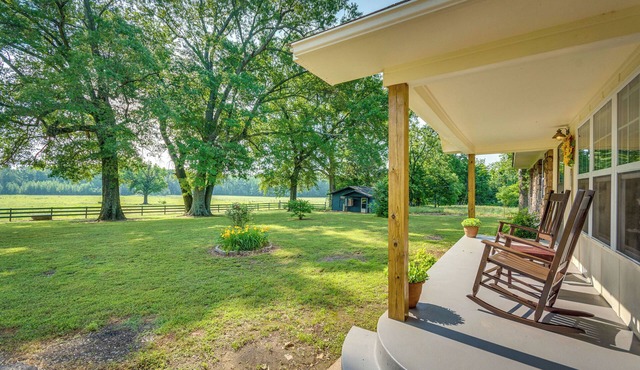 Delaware Vacation Rental: Walk to Lake Dardanelle!