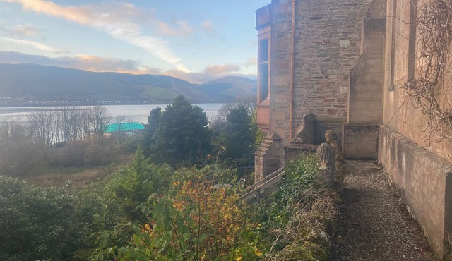 Delightful 11-bedroom waterfront castle by Loch Long in historic Argyll awaits