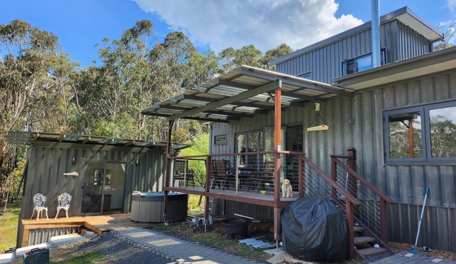 Delightful 3-4 BR 2Bath Container Home with views