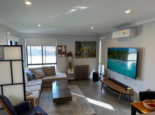 Delightful Austral Stay with AC and built-in wardrobe