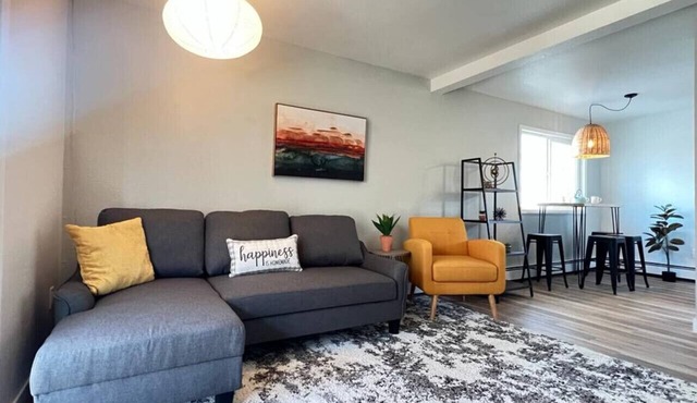 Delightful Sleek Modern 2 Bed 1 Bath apt