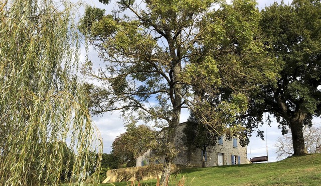 Delightful stone built farmhouse with pool set in 8 hectares of rolling country