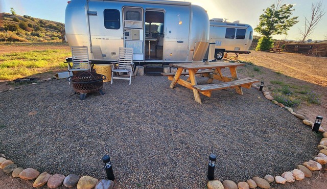 Deluxe 20 foot Airstream at Paria River Ranch