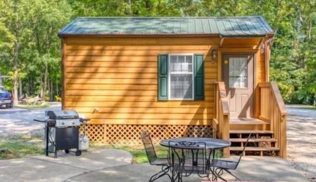 Deluxe Cabin (w/Bathroom) - Better than a motel! Enjoy camping in comfort!