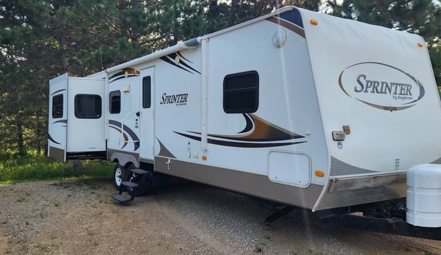 Deluxe Camper at a RV park