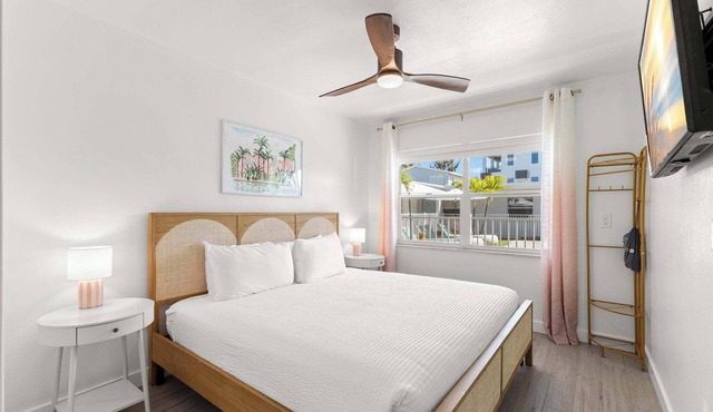 Deluxe King Condo | Updated Suite by the Beach!