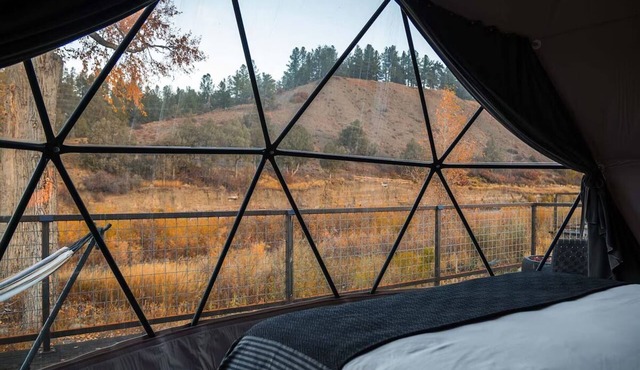 Deluxe King Dome at Pagosa River Domes | Near San Juan River, Outdoor Patio