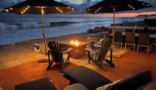 Deluxe Oceanfront Beach House I Luxury Hot Tub I Family Game Room I On the Beach