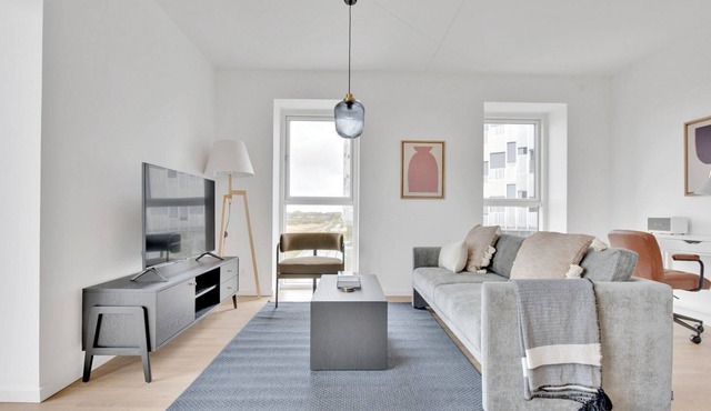 Deluxe Ørestaden 3BR w/ W/D & Balcony, nr Airport, by Blueground