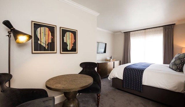 Deluxe Queen, Hotel Ella, Terrace Lounging, Garden Views, Near UT Austin