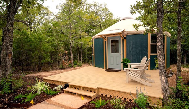 Deluxe Yurt Rental Ideal for Glamping near Austin