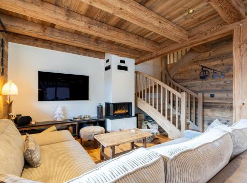 Demi-chalet au cœur du village, vue montagnes - 12 pers. - FR-1-459-238