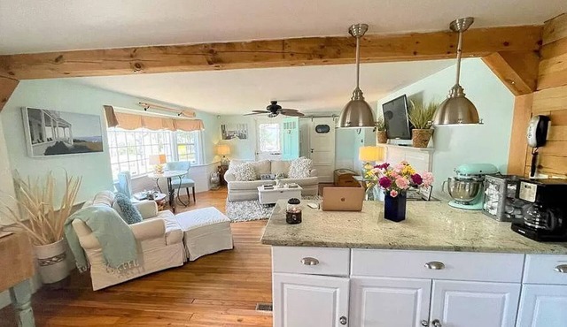 Dennis Port summer escape with big yard, movie theater