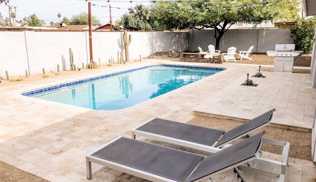 Desert-Chic Arizona home with pool, near ASU.