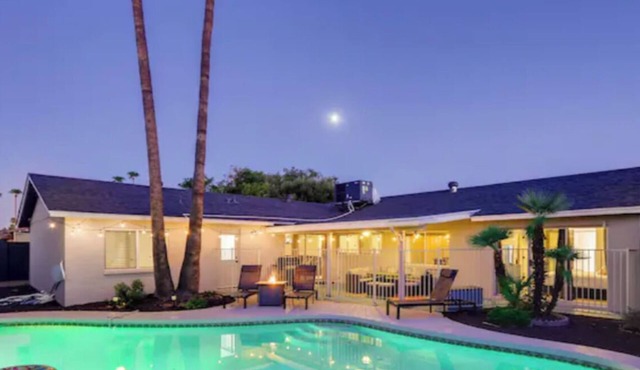 ☀︎Desert Destination HEATED Poolside Escape☀︎Near ASU♆